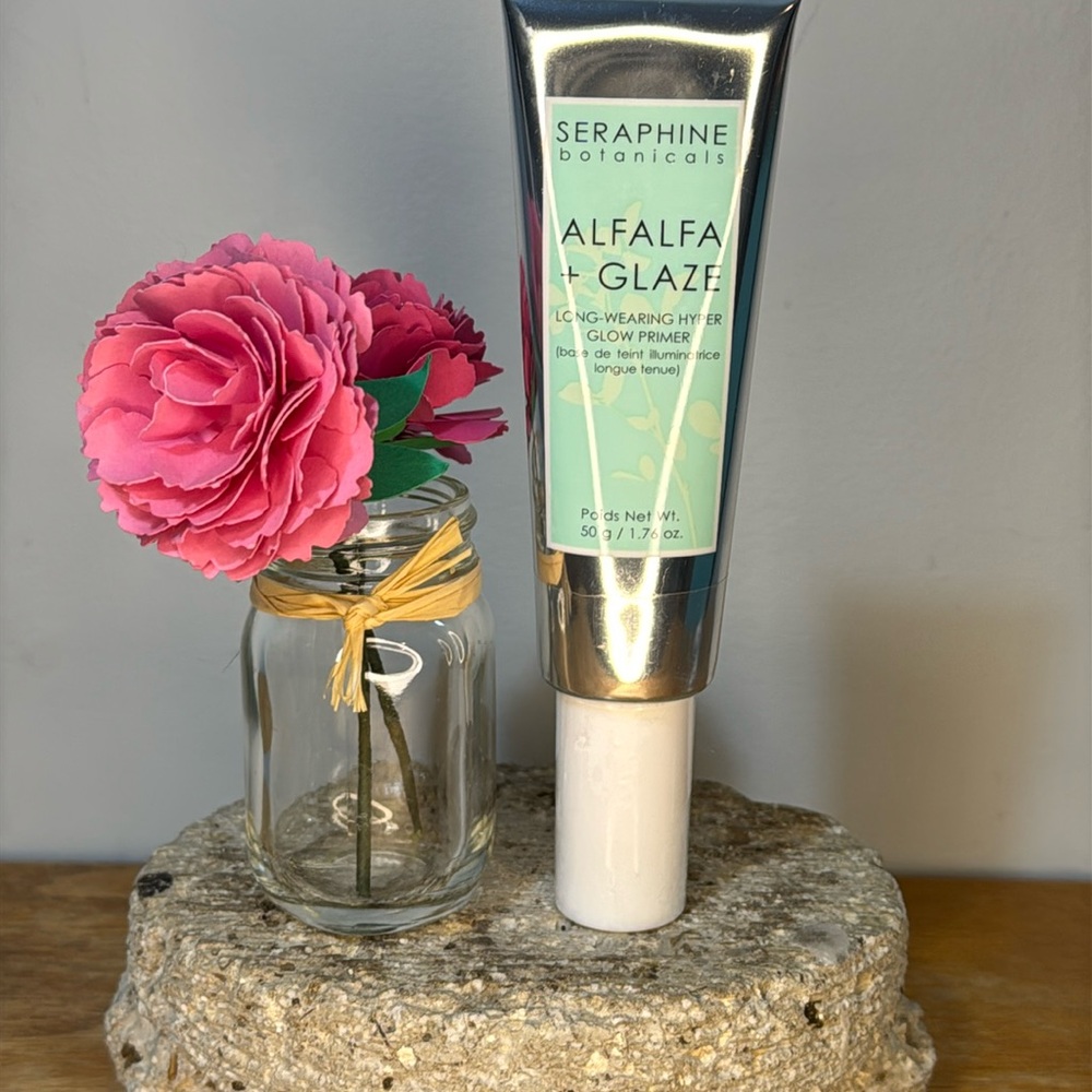Seraphine Botanicals Alfalfa‎ + Glaze Long-Wearing Hyper Glow Primer